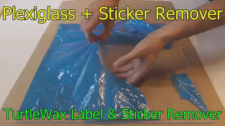 Plexiglass + Sticker Remover - TurtleWax Label & Sticker Remover - product review