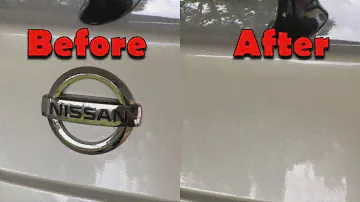 How to remove Nissan emblem from GTR (Turtle wax label and sticker remover spray review)